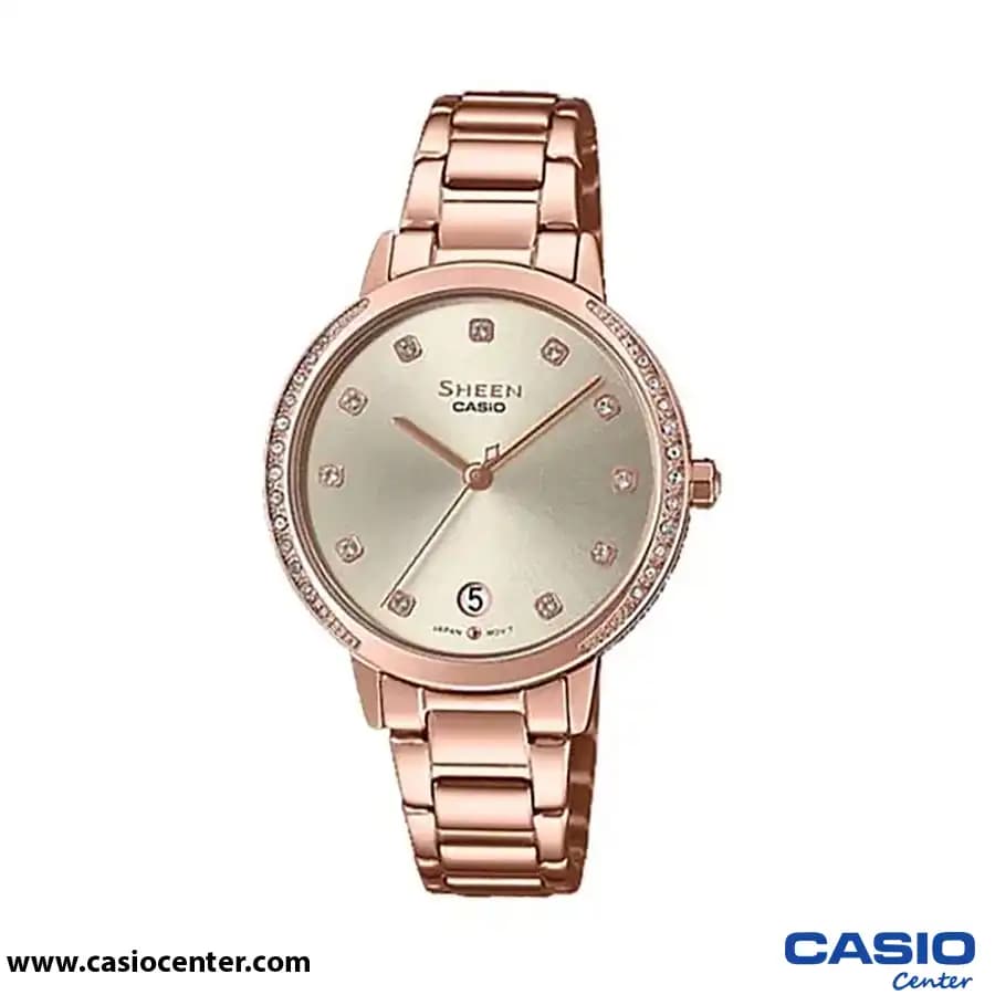 ساعت مچی زنانه کاسیو شین اصل مدل SHE-4056PG-4A