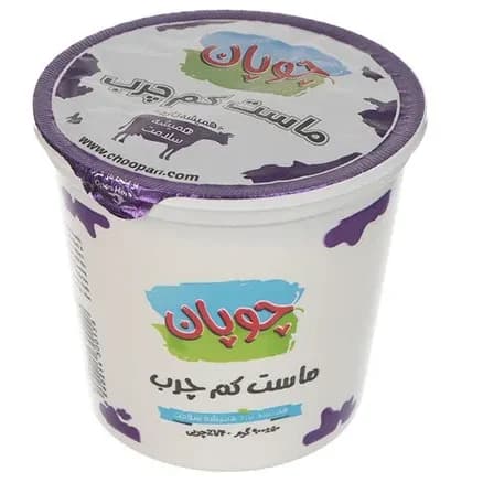 ماست تازه کم چرب چوپان 750 گرم
