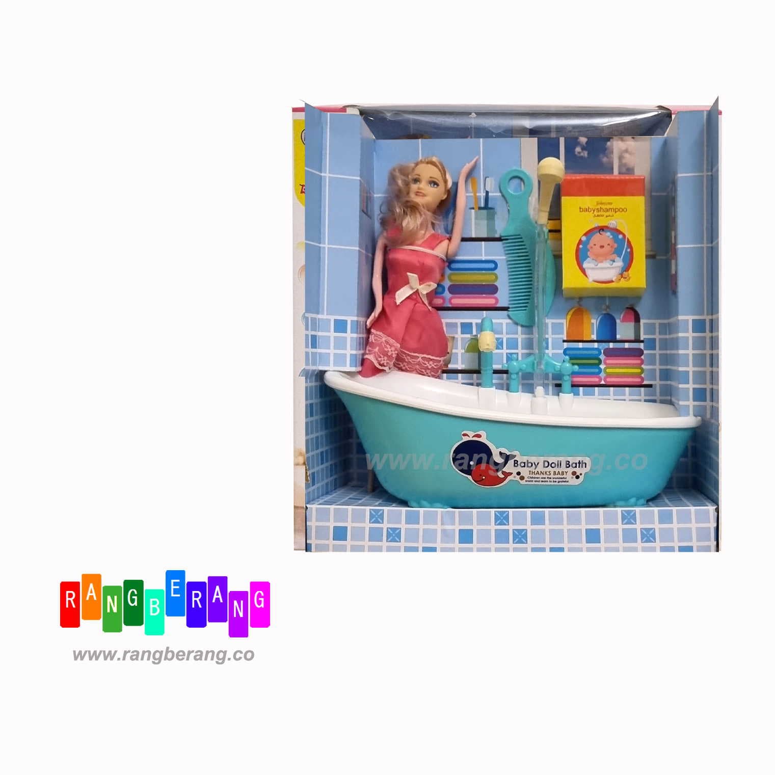 عروسک باربی Dorrin Toys با وان — تصویر ۲