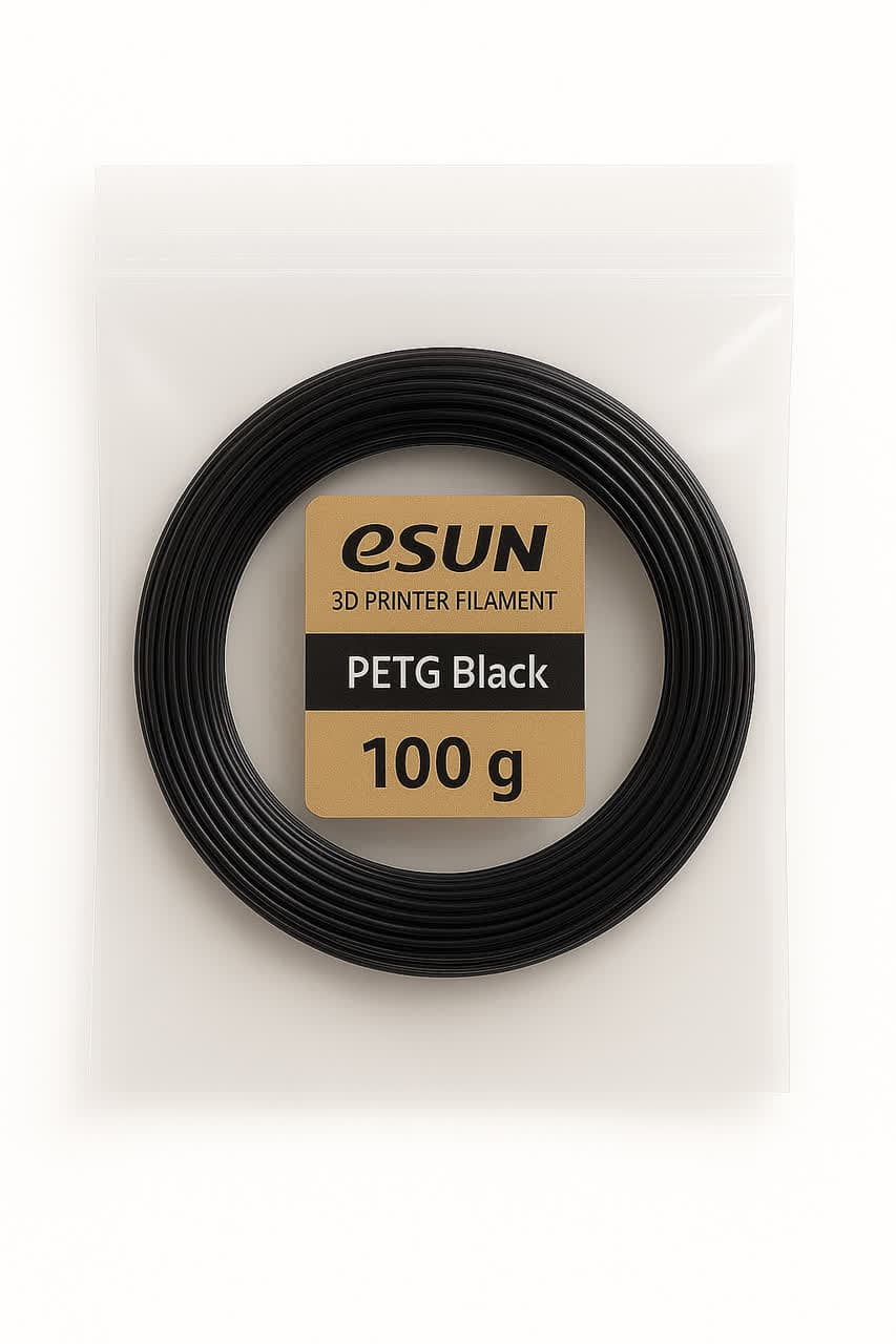 فیلامنت PETG ایسان رنگ مشکی قطر 1.75mm (100 گرمی)