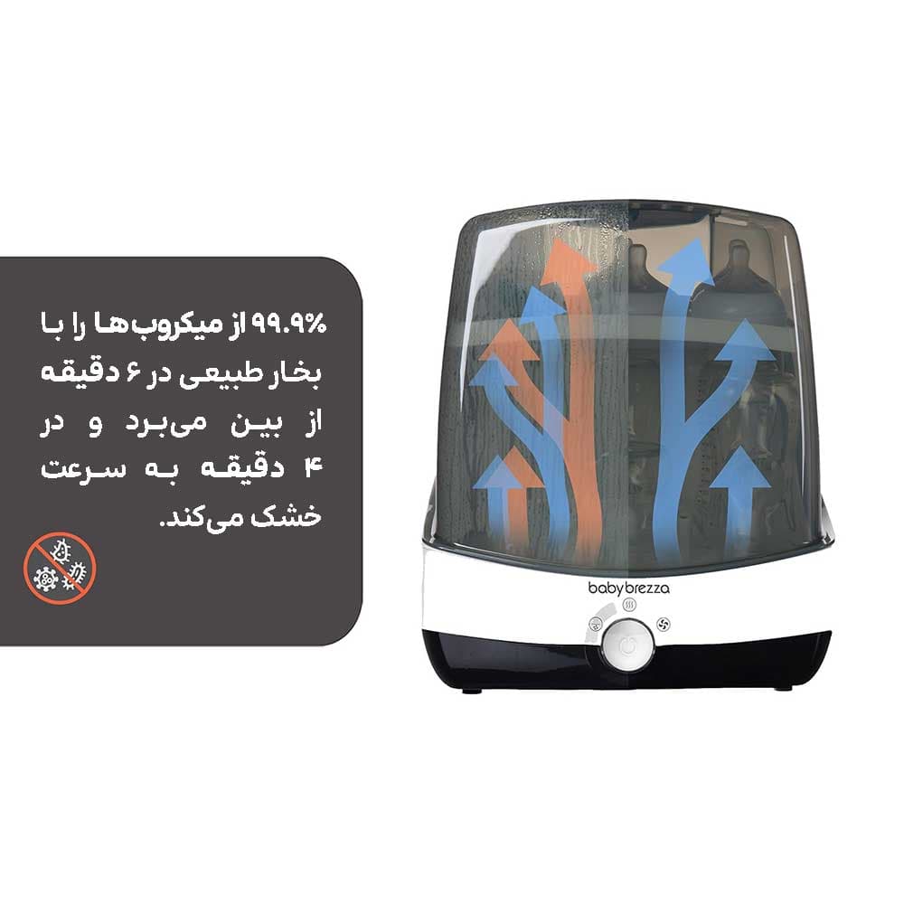 دستگاه استریل و خشک کن بیبی برزا مدل Superfast — تصویر ۷