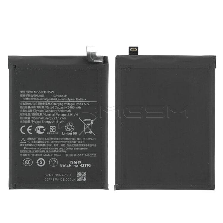 باتری شیائومی Redmi Note14 Pro 5G Bn5W اورجینال