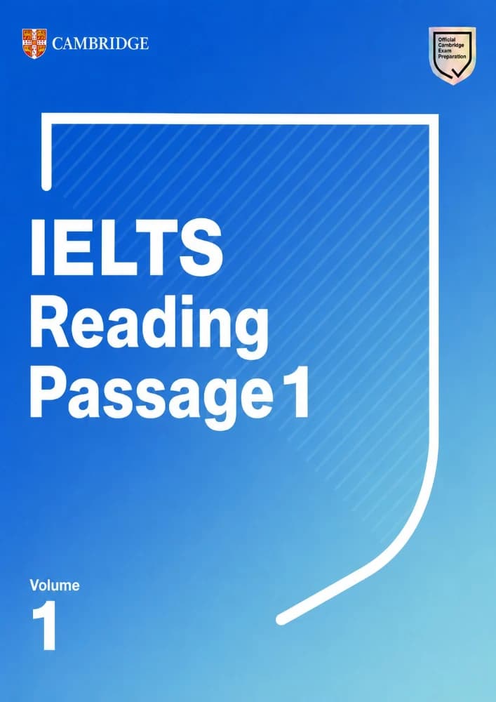 کتاب IELTS Reading Passage 1, Volume 1 (ریدینگ آیلتس، بخش ۱، جلد ۱) نسخه انگلیسی PDF