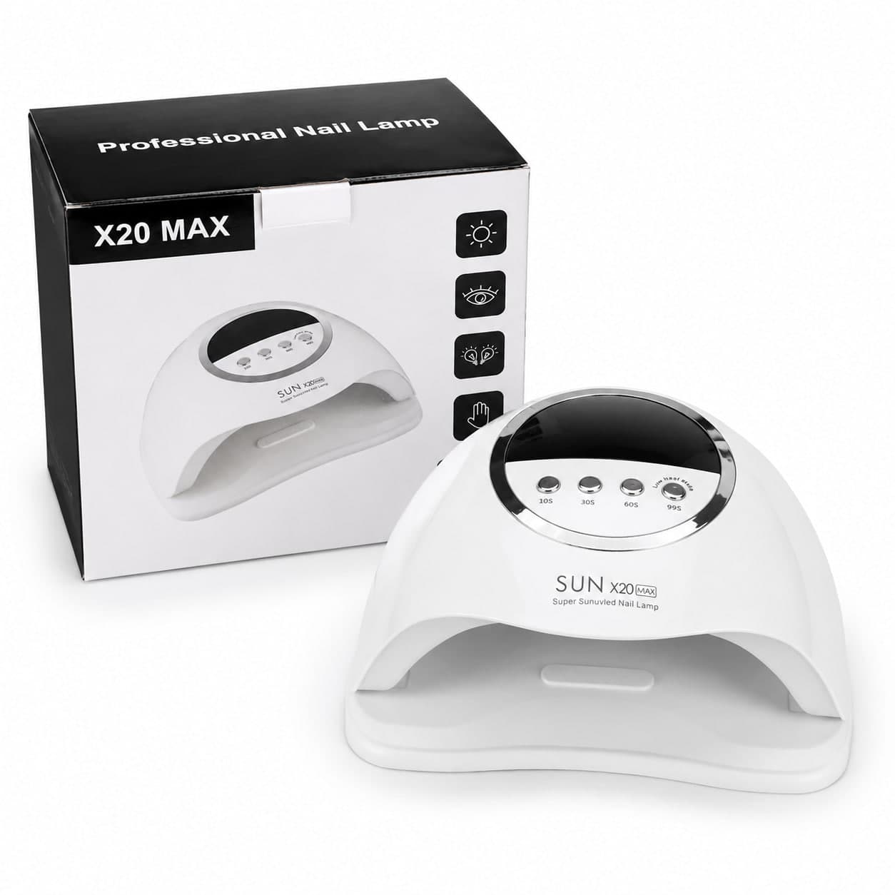 دستگاه یووی ال ای دی ناخن لاک خشک کن 320 وات سان مدل X20 MAX