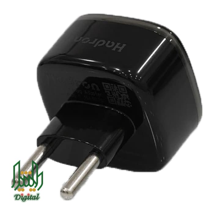تبدیل دوشاخه یونیورسال هادرون مدل A10E-1 رنگ مشکی — تصویر ۲
