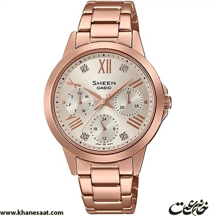 ساعت مچی زنانه کاسیو شین اصل مدل SHE-3516PG-9AUDF — تصویر ۲