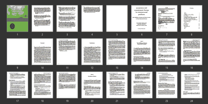 کتاب Acceptance and Commitment Therapy for Interpersonal Problems نوشته Matthew McKay — تصویر ۲
