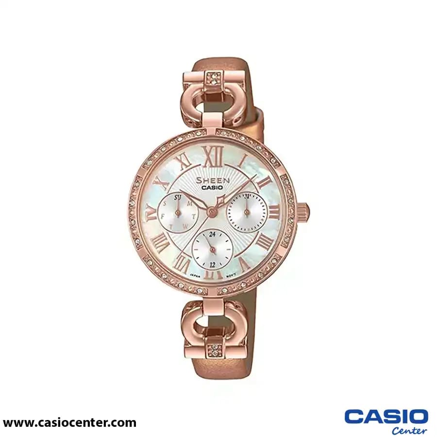 ساعت مچی زنانه کاسیو شین اصل مدل SHE-3067PGL-7B