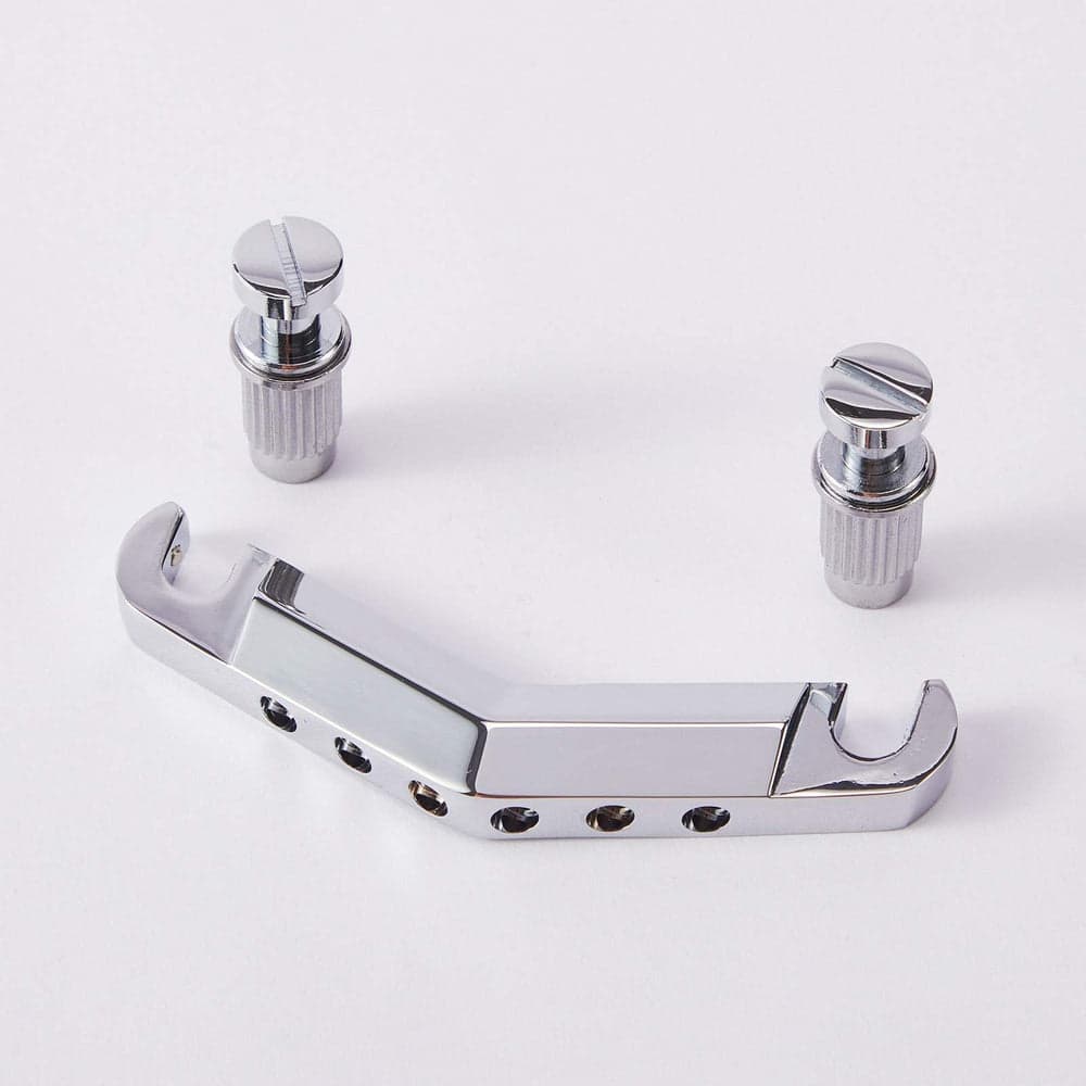 استاپ بار بریج Tune-O-Matic گیتار الکتریک Guyker GK 21 رنگ سیلور — تصویر ۴