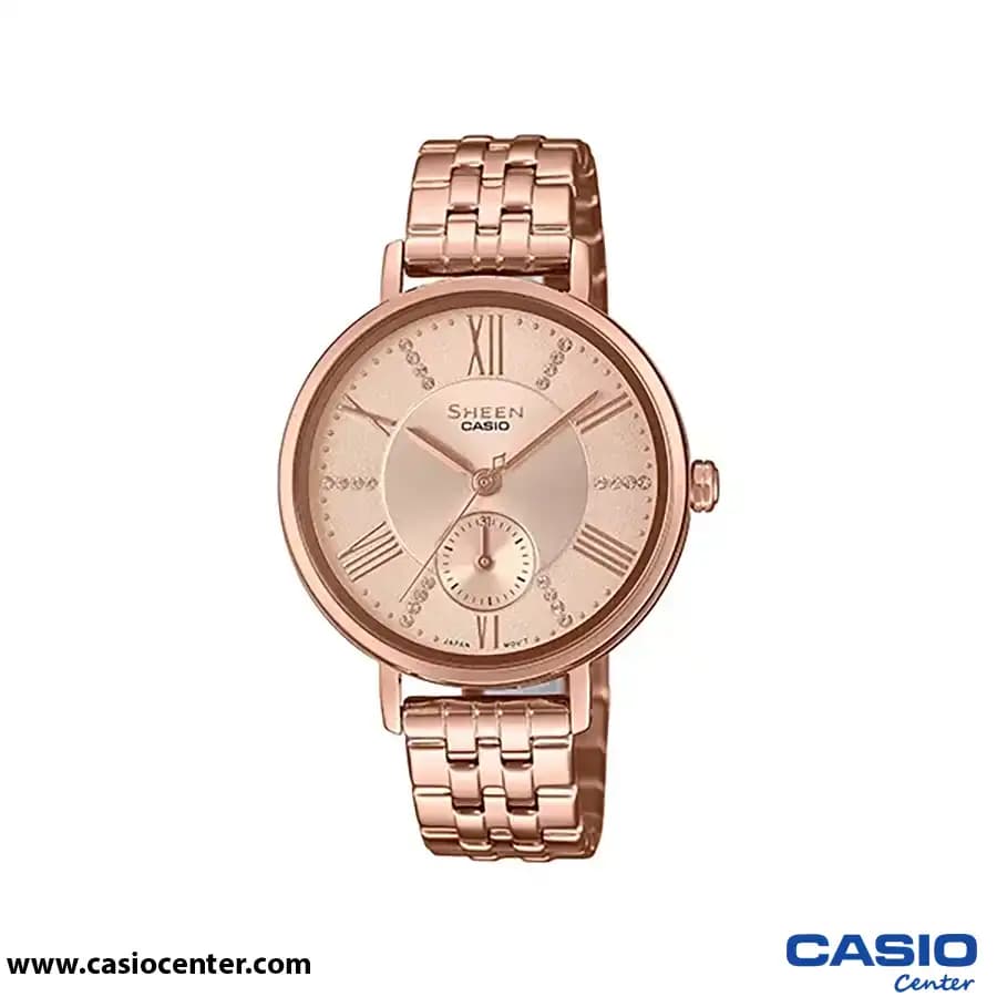 ساعت مچی زنانه کاسیو شین اصل مدل SHE-3066PG-4A