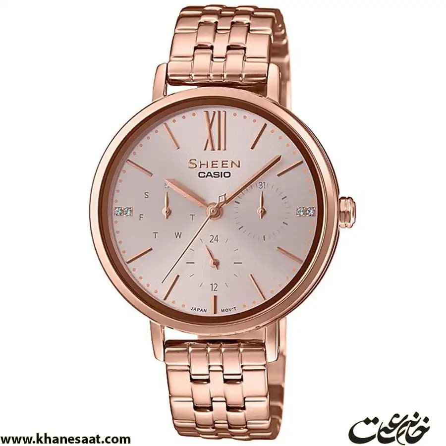 ساعت مچی زنانه کاسیو شین اصل مدل SHE-3064PG-4A — تصویر ۲