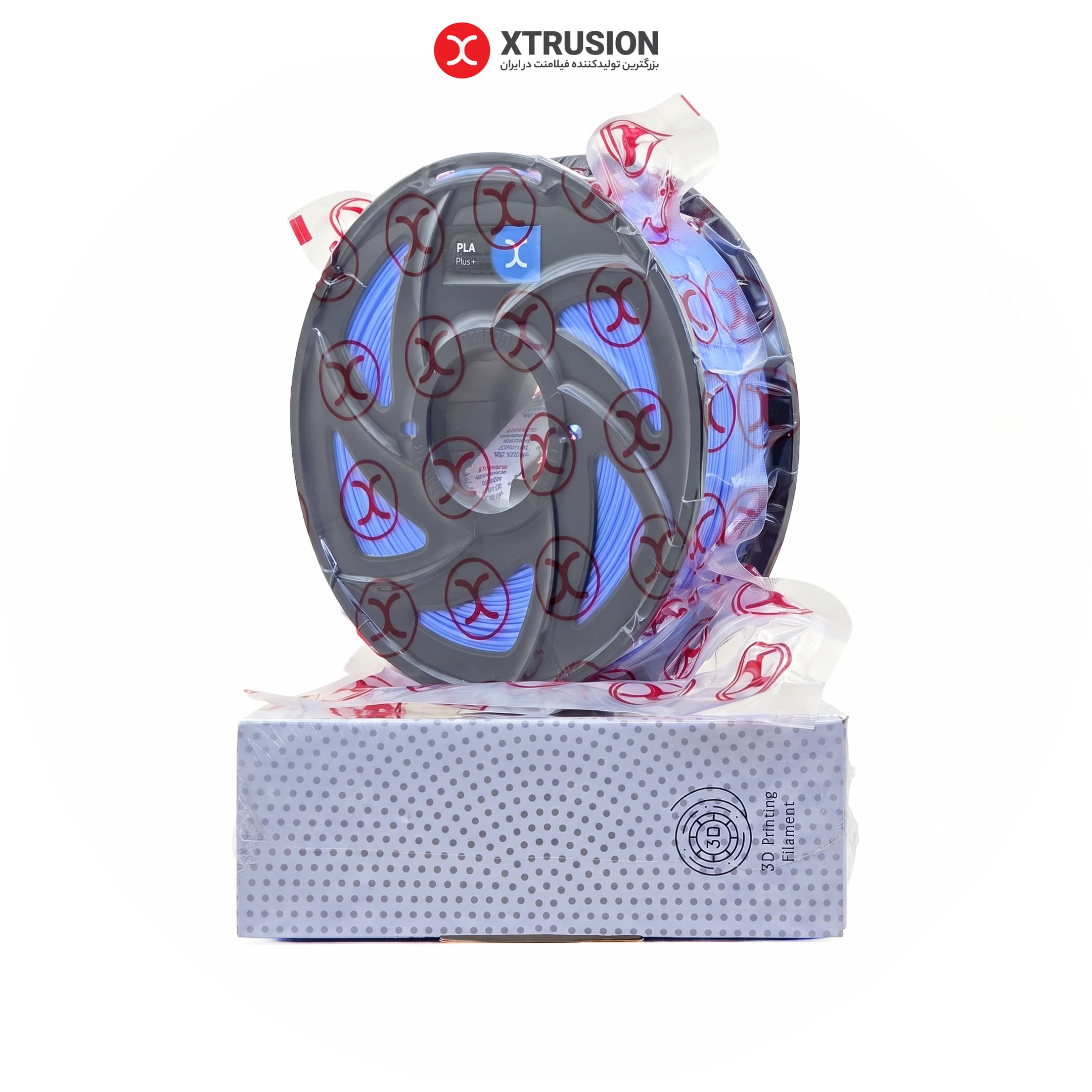 فیلامنت +PLA ایکستروژن بنفش قطر 1.75 یک کیلوگرمی ( Xtrusion Filament) — تصویر ۲