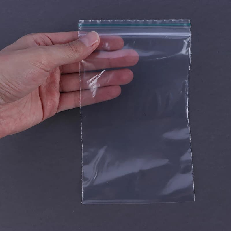 زیپ کیپ پک دار آزاده سایز 15*10 سانتی متر بسته 55 عددی