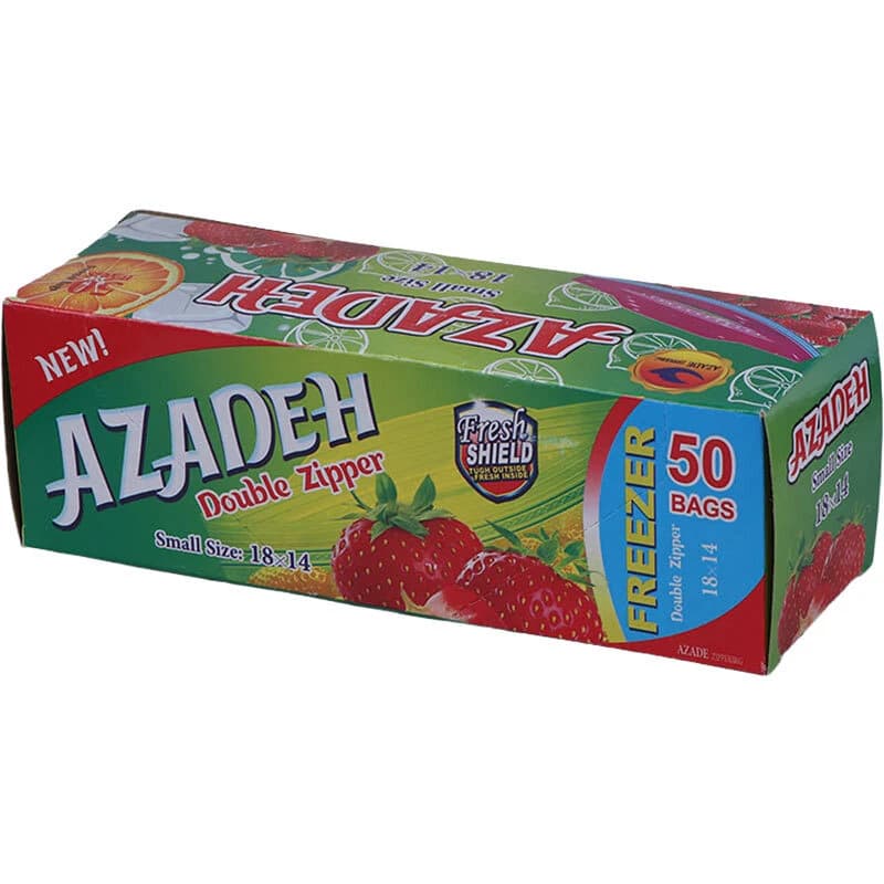 زیپ کیپ پک دار آزاده سایز 14*18 سانتی متر بسته 50 عددی — تصویر ۷