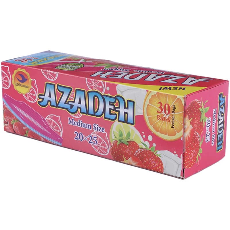زیپ کیپ پک دار آزاده سایز 25*20 سانتی متر بسته 30 عددی — تصویر ۵