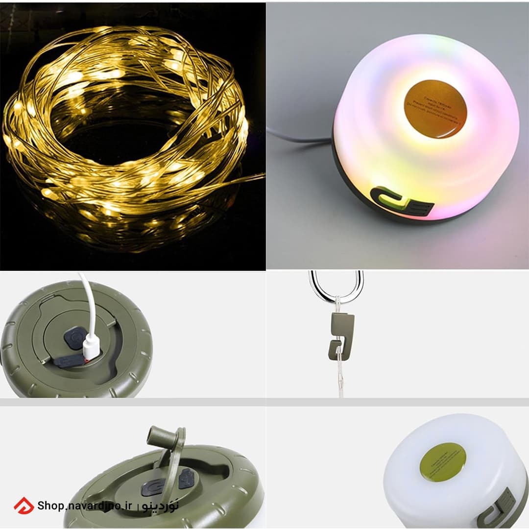 ریسه شارژی کمپینگ String Lights YD-2314 — تصویر ۲