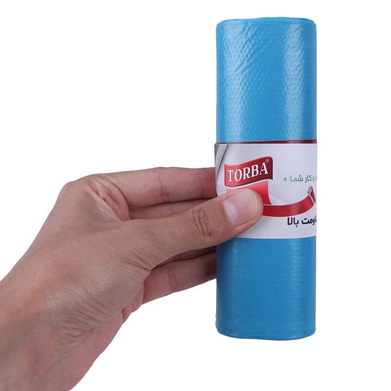 کیسه زباله رولی رنگی توربا سایز 70*55 سانتی متر بسته 90 گرمی — تصویر ۳