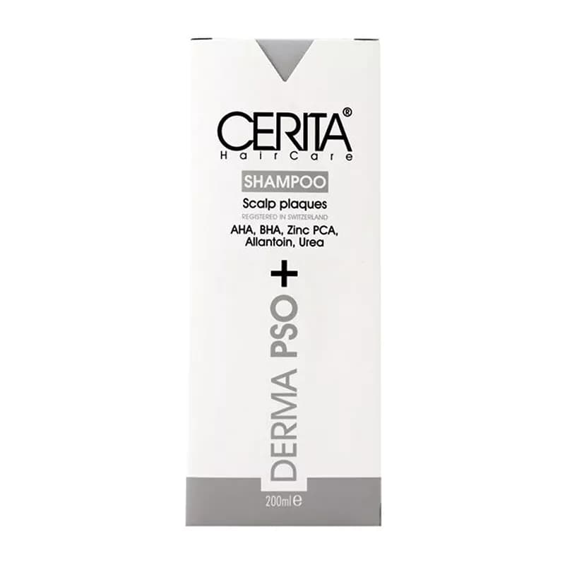 شامپو پسوزیاریس سریتا مدل Derma PSO حجم 200 میلی لیتر — تصویر ۲