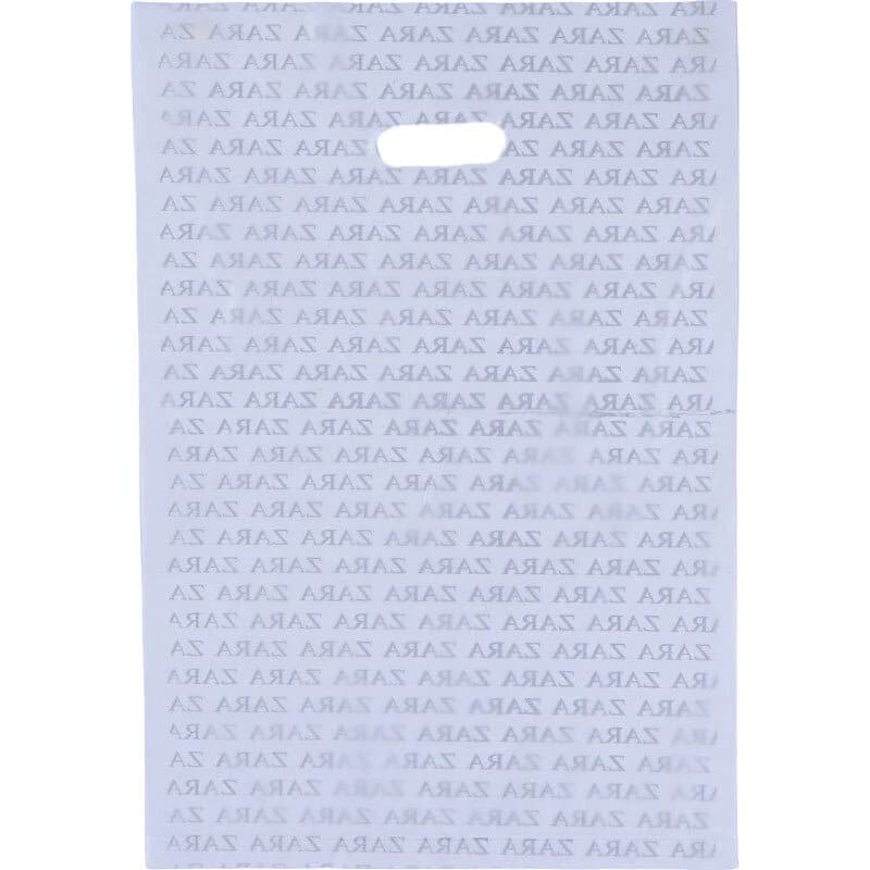 نایلون دسته دار طرح Zara سایز 50*35 سانتی متر بسته 1 کیلویی — تصویر ۲