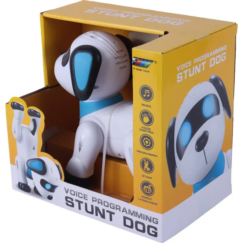 ربات کنترلی سگ سفید موزیکال STUNT DOG NO.K21 کد 301360 — تصویر ۴
