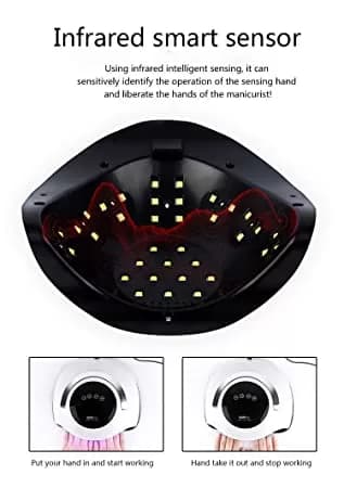 دستگاه UV LED ناخن سان 120 وات SUN BQ5T — تصویر ۴