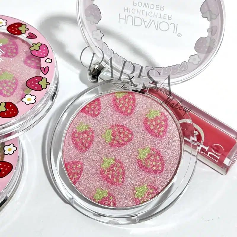 هایلایتر پودری هدی موجی HUDAMOJI مدل Strawberry — تصویر ۵