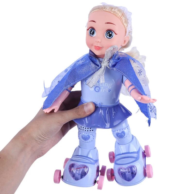 اسباب بازی دختر اسکیت سوار موزیکال جعبه ای Skating Girl Jia Shuo NO.9503C کد 301367 — تصویر ۵