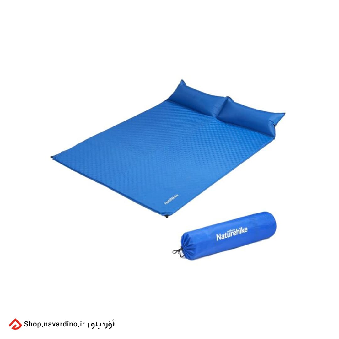 زیرانداز خود بادشو 2 نفره نیچرهایک Couple Inflatable Mat — تصویر ۵