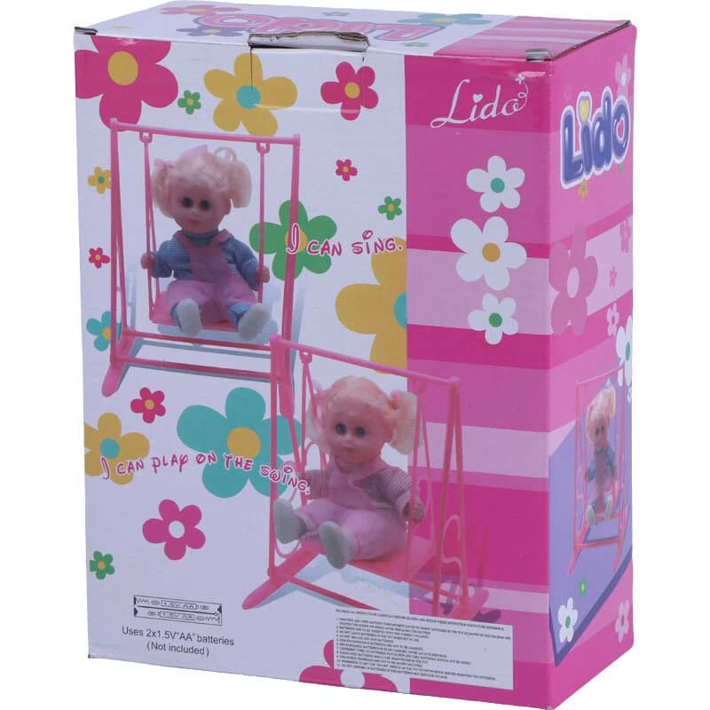 اسباب بازی عروسک تاب سوار موزیکال جعبه ای Lido NO.3322 کد 301304 — تصویر ۷