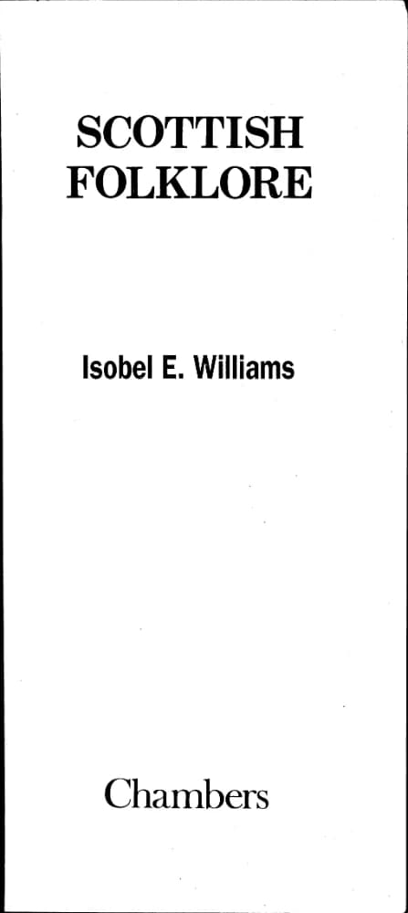 کتاب Scottish Folklore (فرهنگ عامه اسکاتلند) نسخه انگلیسی PDF