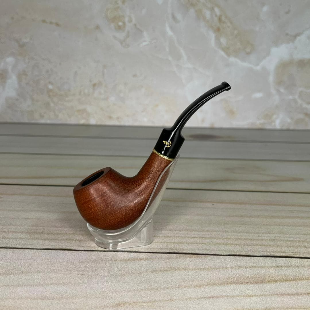 پیپ چوبی دسته طرحدار قهوه ای کاپیتان بلک capitan black