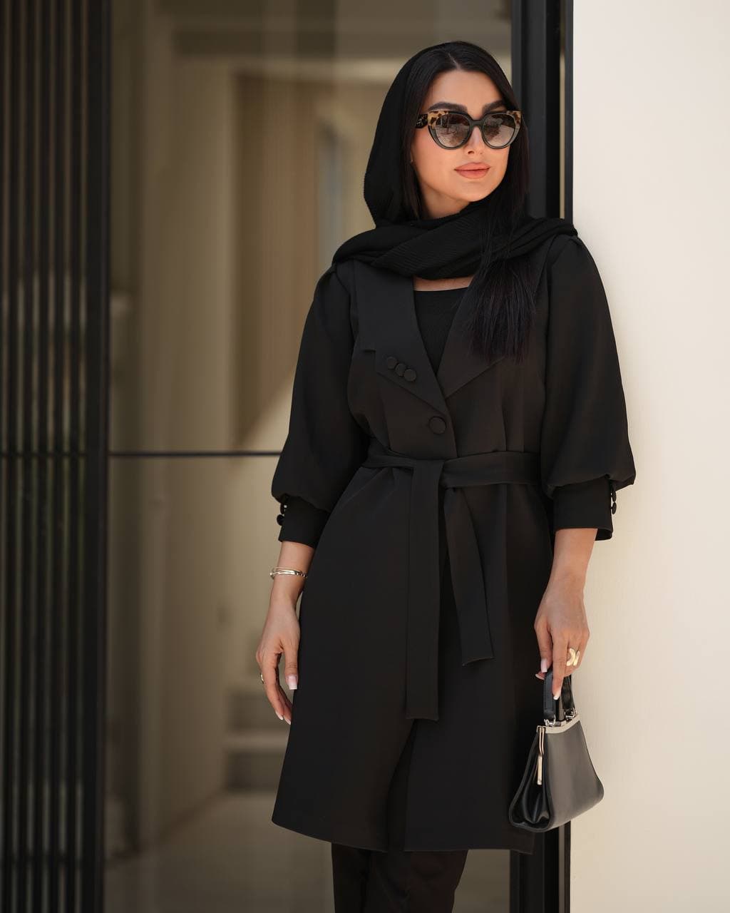 مانتو زنانه بلند مدل گیتی — تصویر ۴