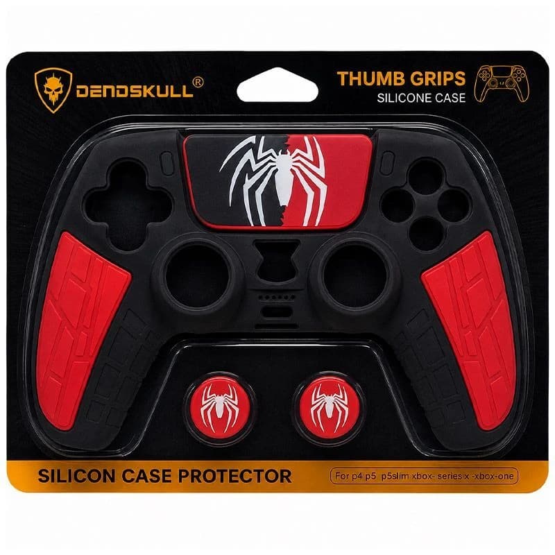 روکش دسته بازی آنالوگ دار PS5 دد اسکال SL01 طرح Spider Man — تصویر ۴