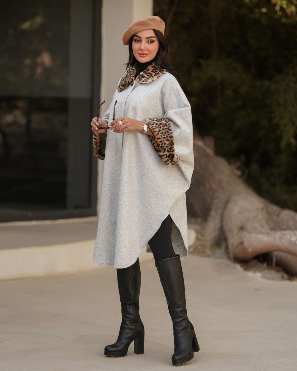 پانچو زنانه مدل پریا — تصویر ۷