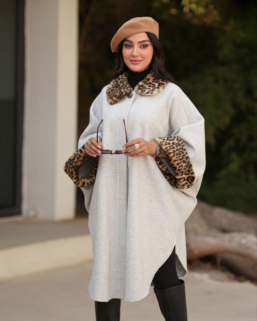پانچو زنانه مدل پریا — تصویر ۶