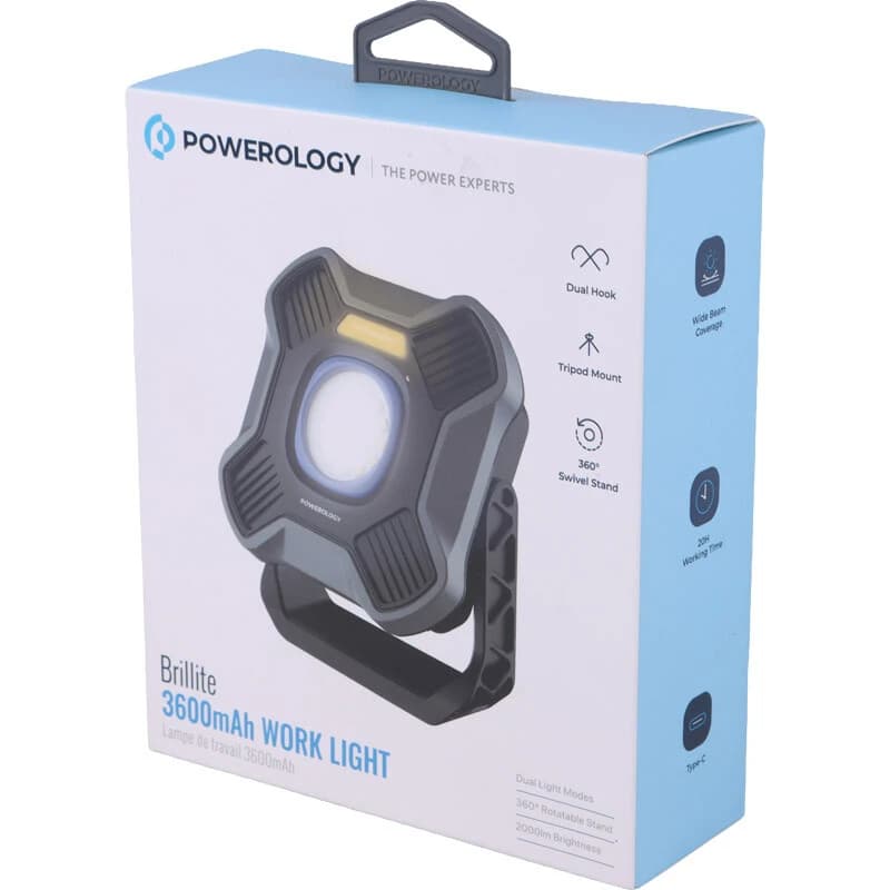 چراغ کمپینگ شارژی پاورولوژی Brillite PWZF40138 — تصویر ۶