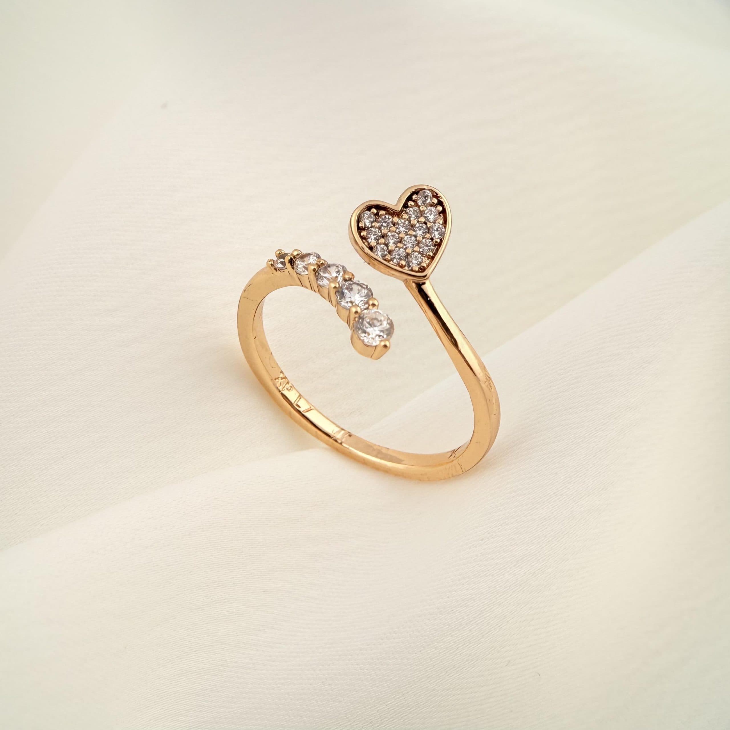انگشتر مینیمال ژوپینگ مدل R00118 — تصویر ۴