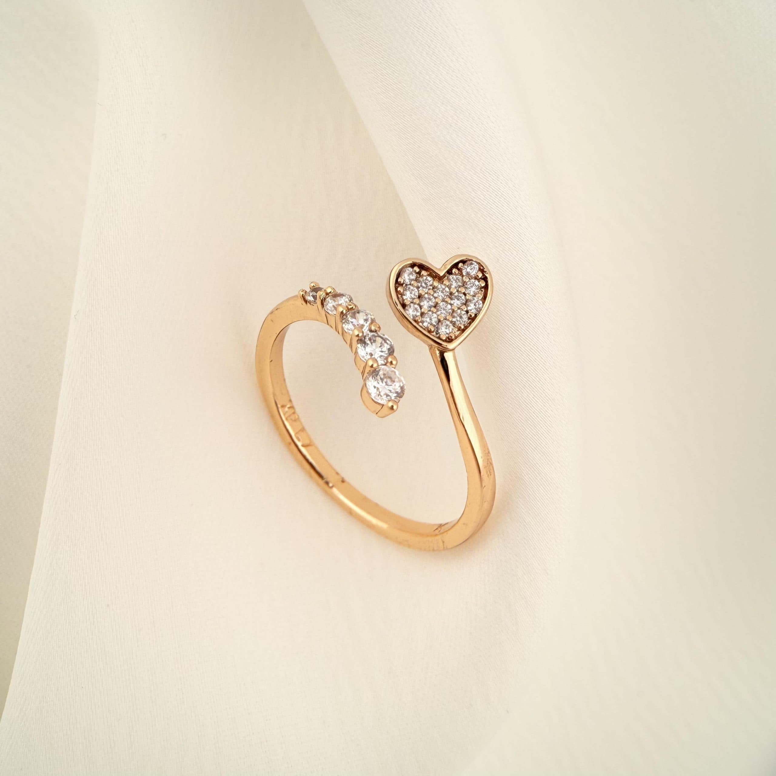 انگشتر مینیمال ژوپینگ مدل R00118 — تصویر ۵