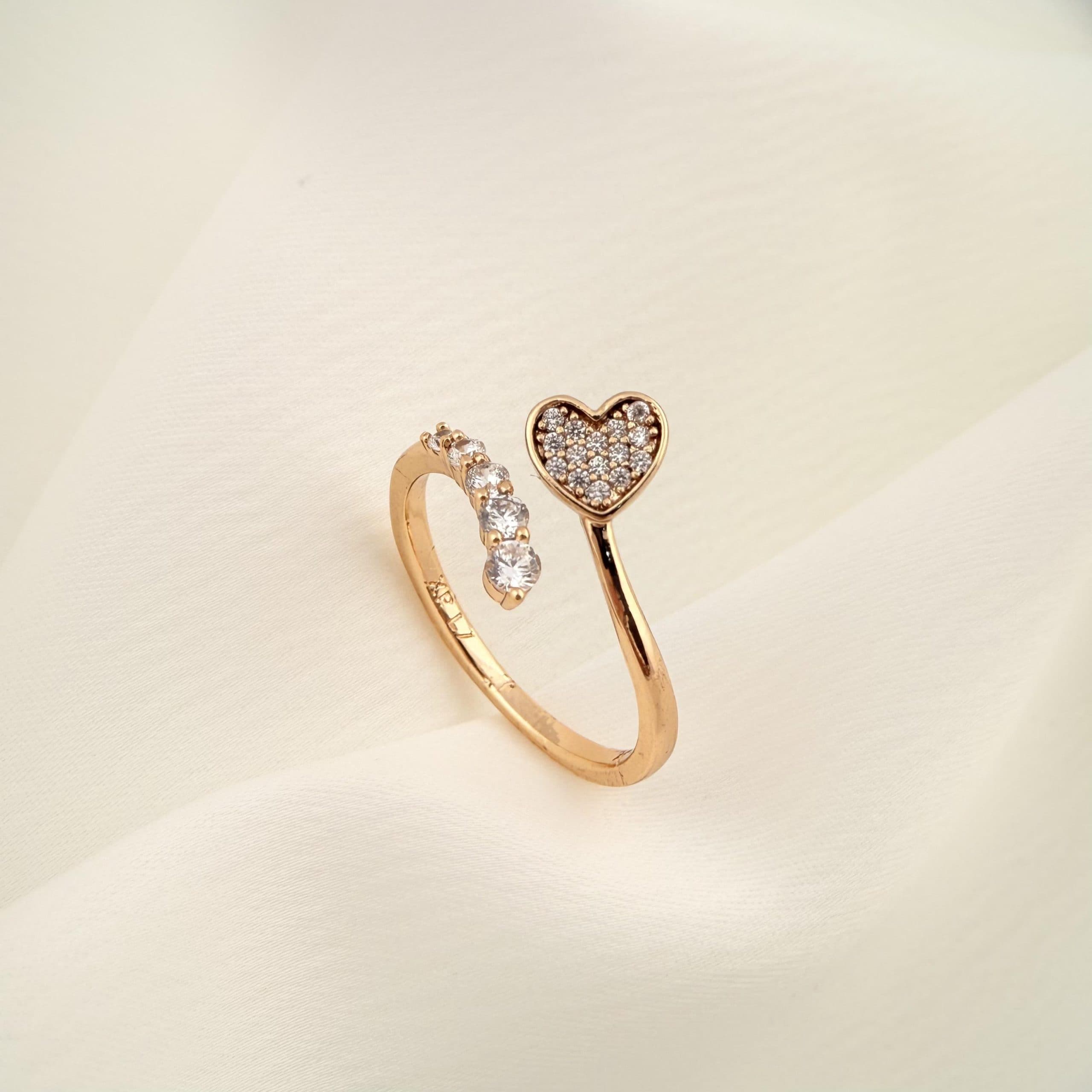انگشتر مینیمال ژوپینگ مدل R00118 — تصویر ۳