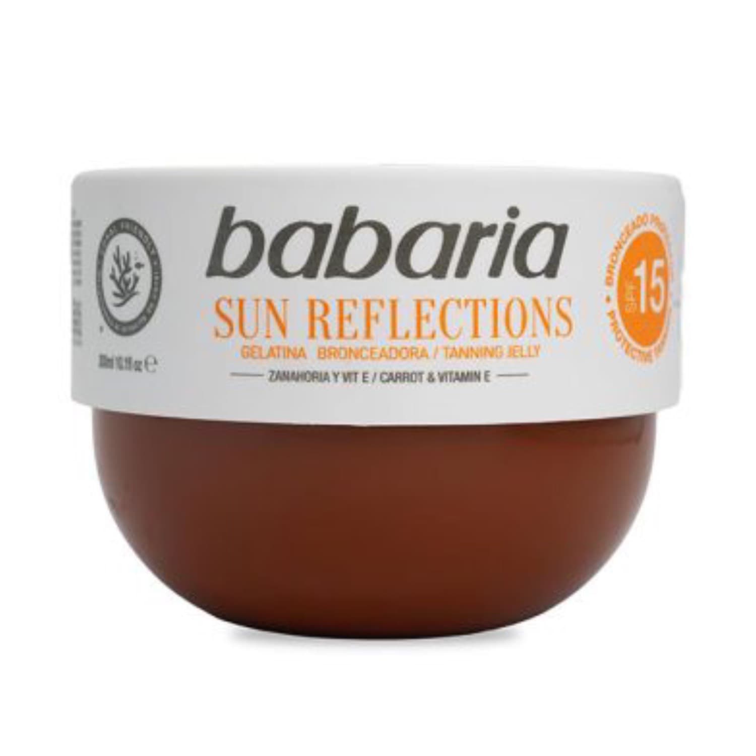 ژل برنز کننده باباریا spf 15 مدل هویج BABARIA