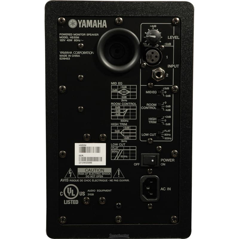 اسپیکر مانیتورینگ Yamaha HS50m — تصویر ۳