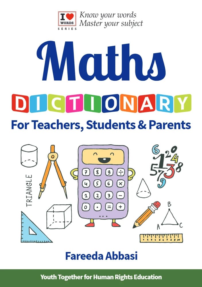 کتاب Maths Dictionary for Teachers, Students & Parents (فرهنگ لغت ریاضیات برای معلمان، دانش‌آموزان و والدین) نسخه انگلیسی PDF
