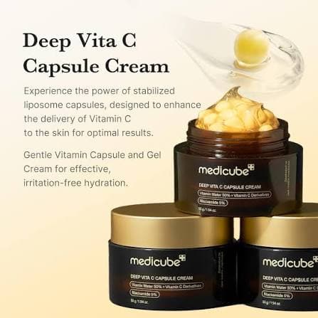 کرم کپسولی جوانساز و روشن کننده ویتامین سی مدیکیوب Medicube مدل DEEP VITA C — تصویر ۴