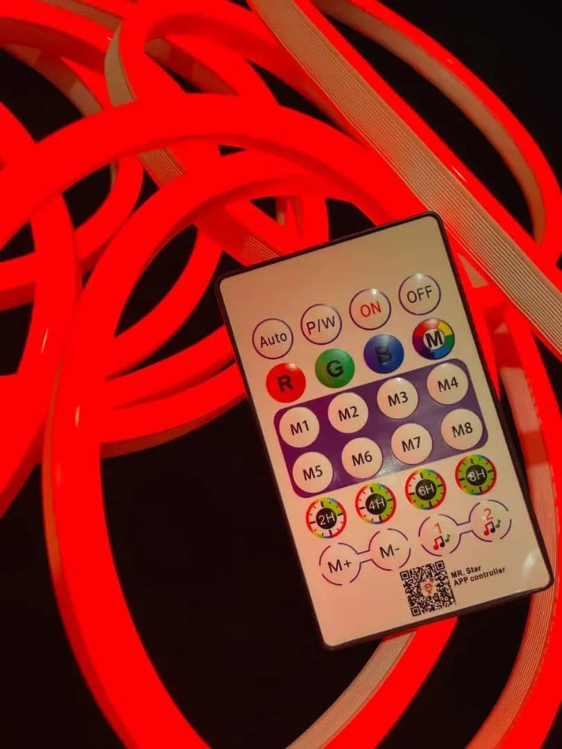 ریسه نئون فلکس هوشمند سایروکس ۵ متری RGB ۵ ولت — تصویر ۲