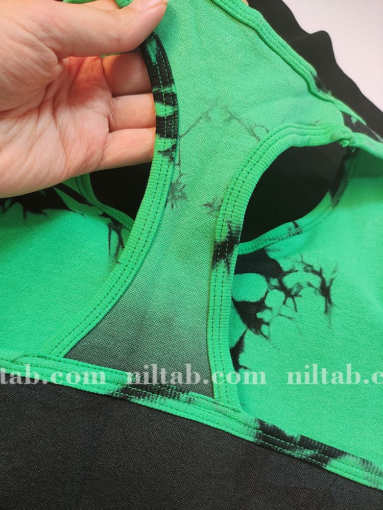 ست نیمتنه و شورتک آمبره طرح دار — تصویر ۸