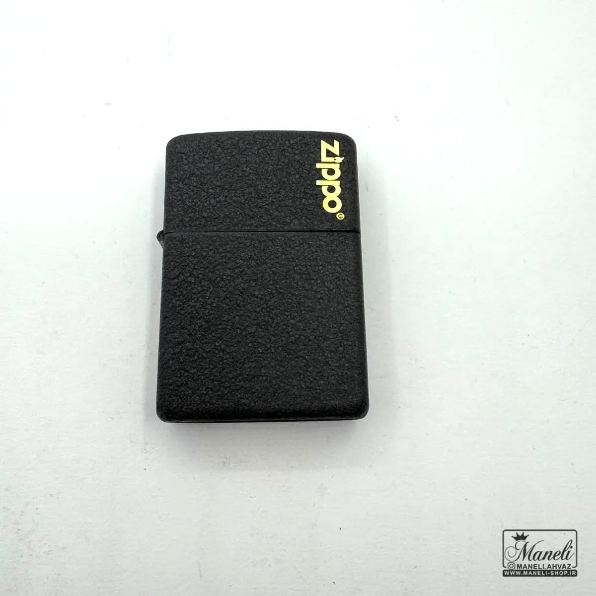 فندک بنزینی مشکی zippo ساده و طرح اژدها — تصویر ۷