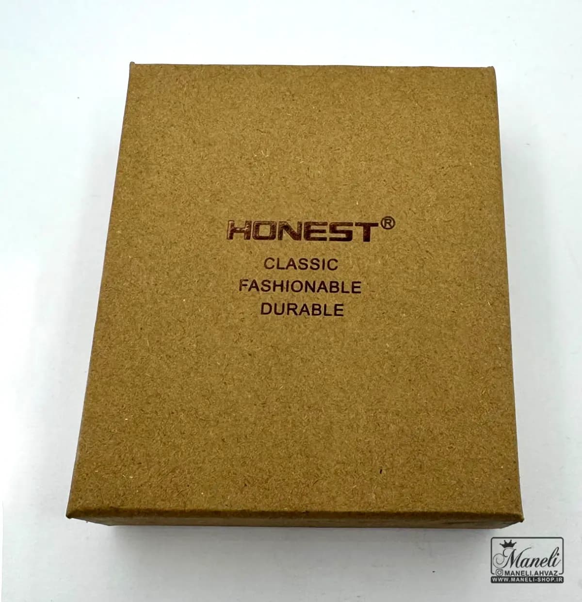فندک بنزینیHONEST قهوه ای طرح چوب — تصویر ۵