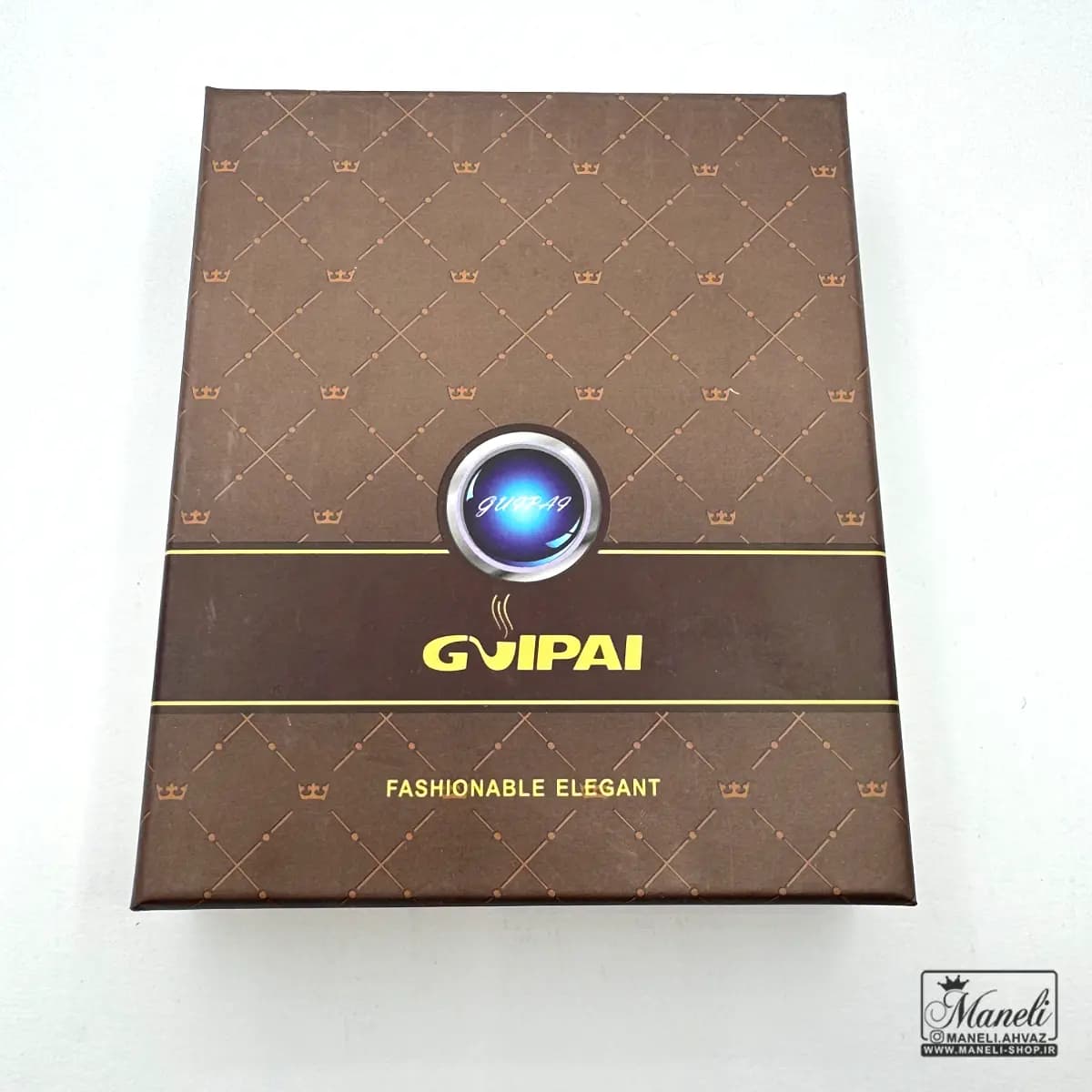 جعبه سیگار چرم طرح شطرنجی GVIPAI — تصویر ۵