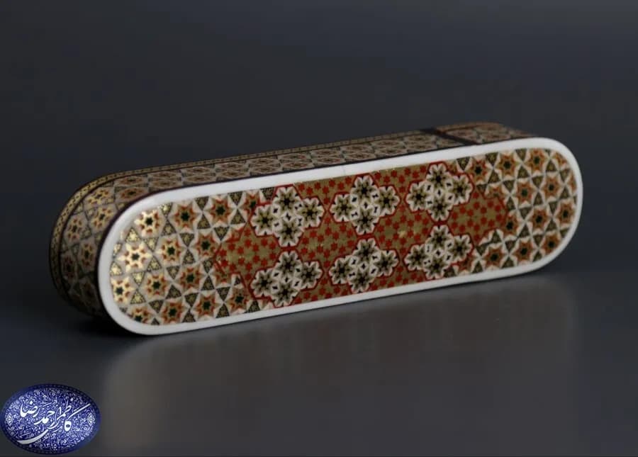 قلمدان خاتم کاری صلیبی کاظمی