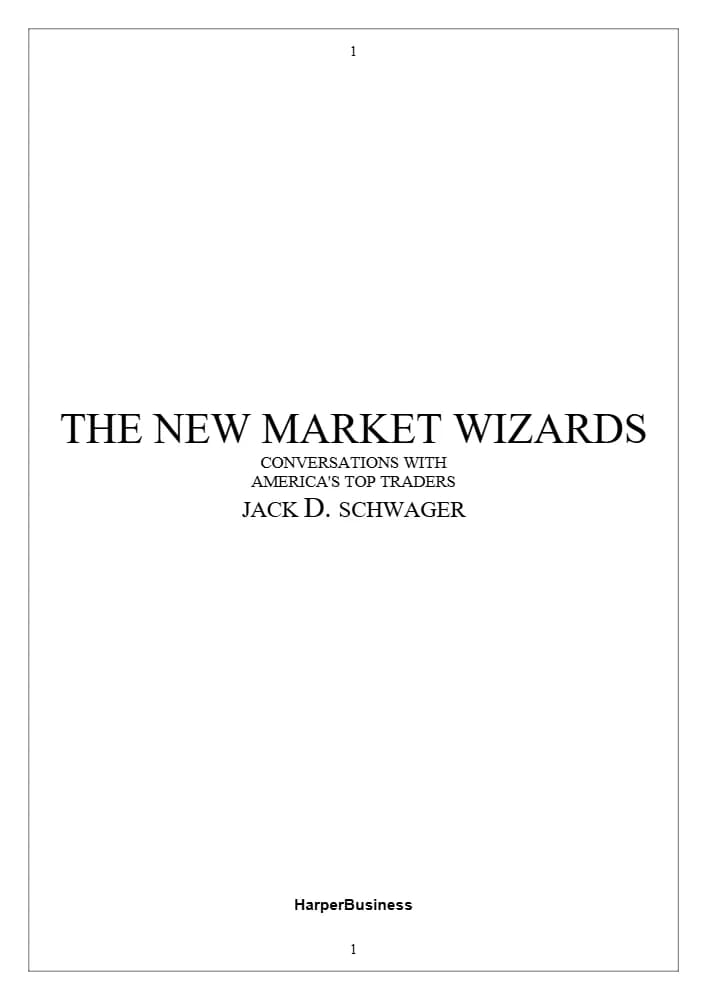 کتاب The New Market Wizards (جادوگران جدید بازار) نسخه انگلیسی PDF | Jack D. Schwager